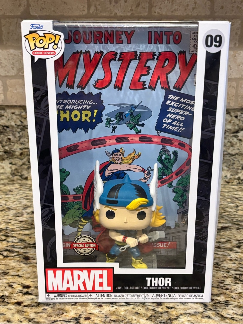 Funko Marvel Thor Pop! Vinyl Figure - Blue, Yellow, Red